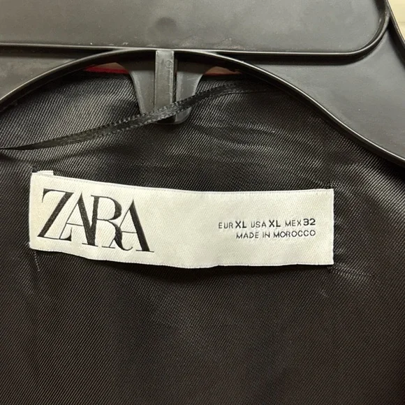 Zara Women's Red Cape Blazer Jacket - Picture 2 of 6